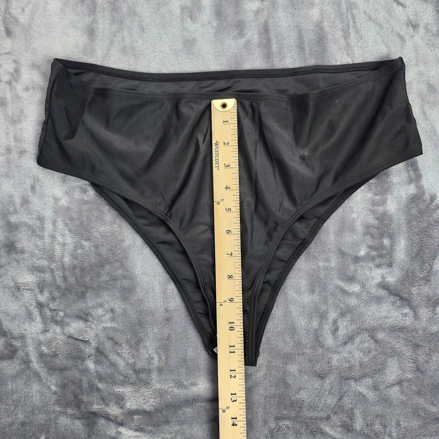 Womens Swimsuit Shorts Backless Two Piece Beach Wear Black 2XL