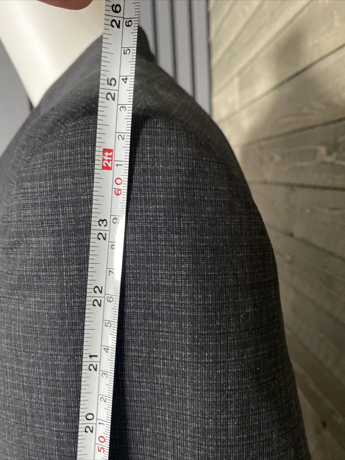 Ysl Mens Blazer (40R) Gray With Functional Surgeon Buttons