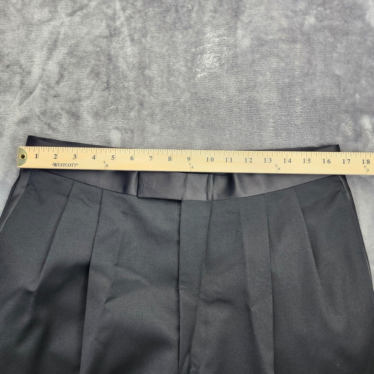 100% Wool Men's Tuxedo Set Jacket Size 40 Long, Pants 34