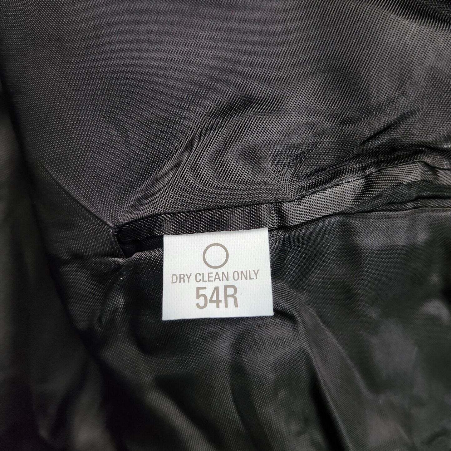 NWT Hardwick Clothes Men's Suit Jacket Black 54 Reg Peak Lapel Double Breasted