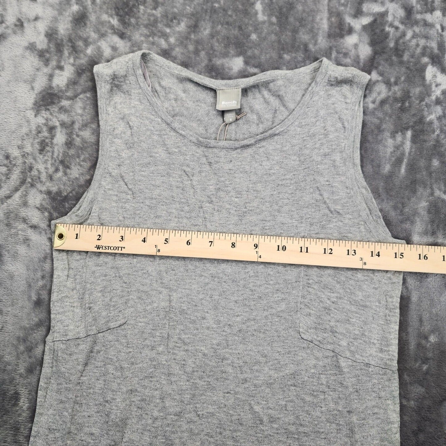 NWT Bench Urban Wear Womens T-shirt Dress Size Small Gray