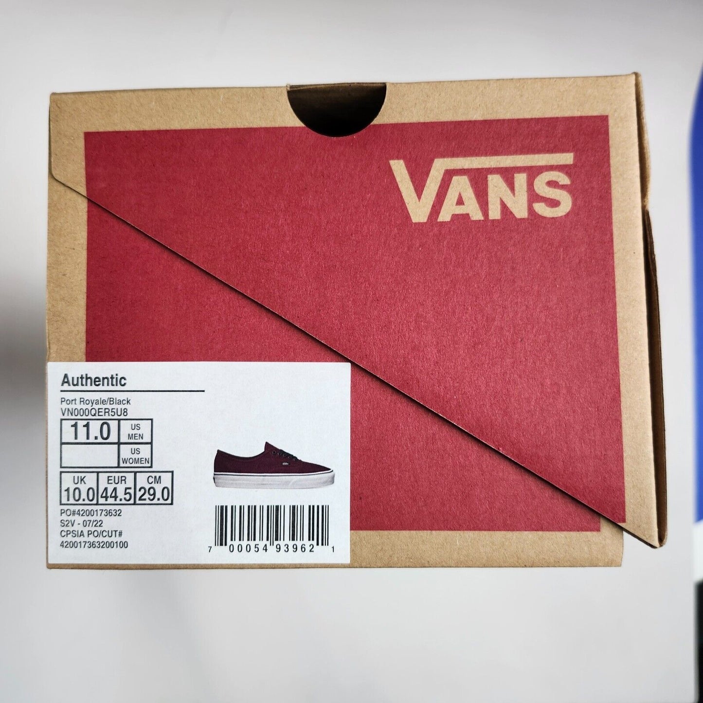Vans Authentic Sneakers Port Royale New Size 11