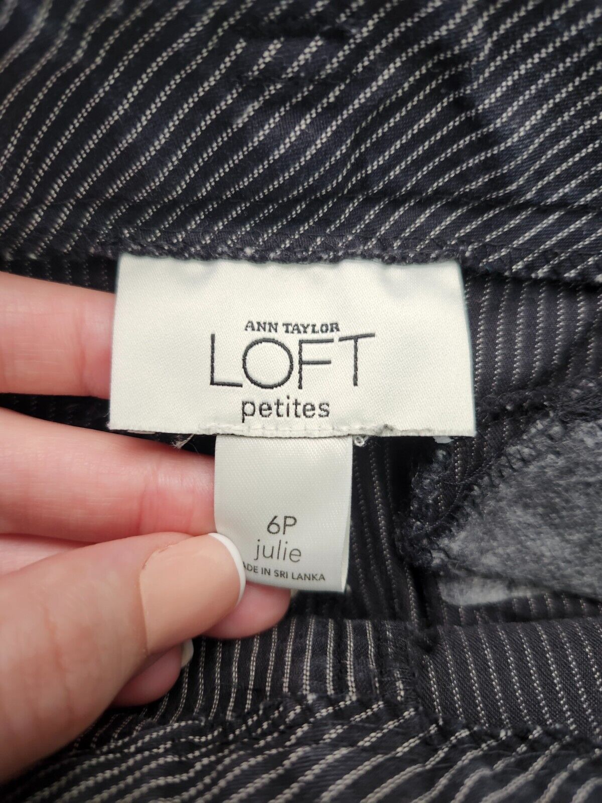 Ann Taylor Loft Petites womens capri pants size 6p julie