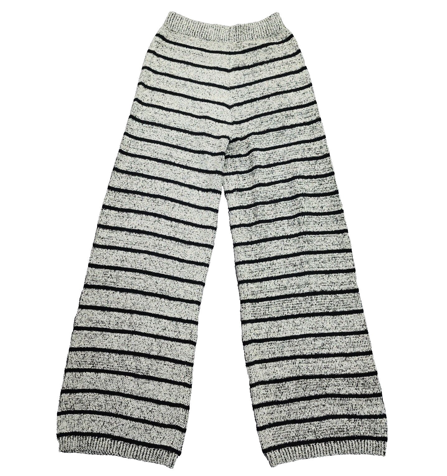 CIDER Women's Elastic High Waist Stripe Print Knitted Lounge Pants Small