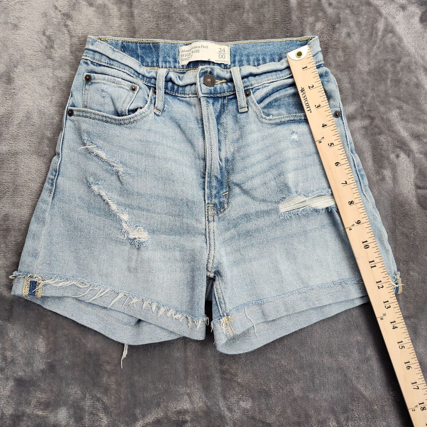 Abercrombie & Fitch Demin Jean HIGH RISE SHORT 24 00