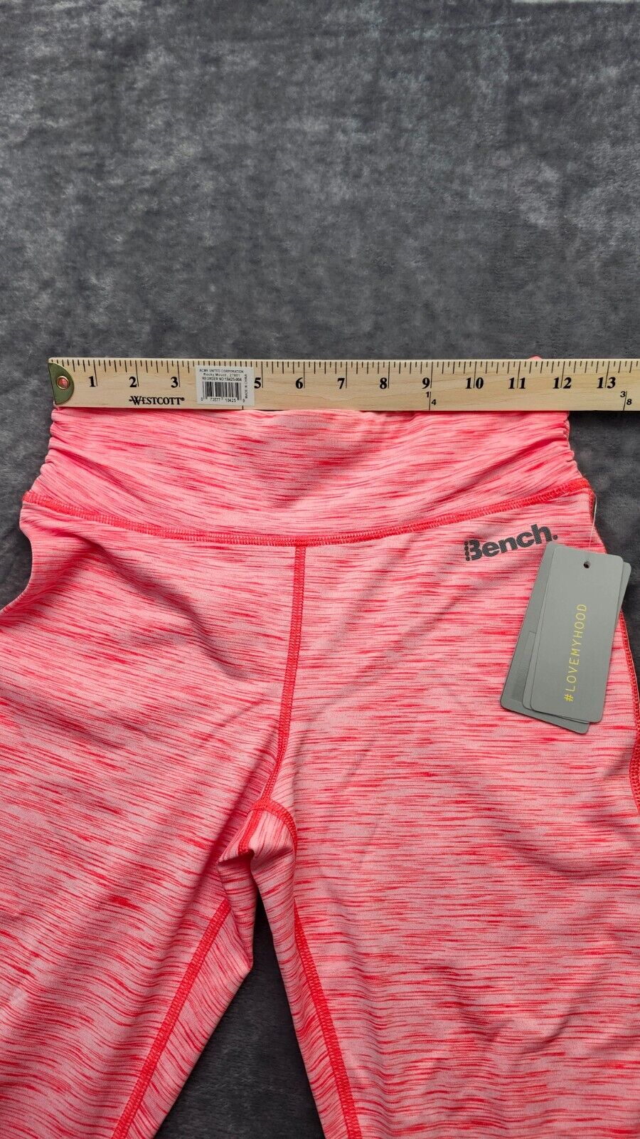 NWT Bench Urban Wear Womens Yoga pants capri skinny Size Small Pink