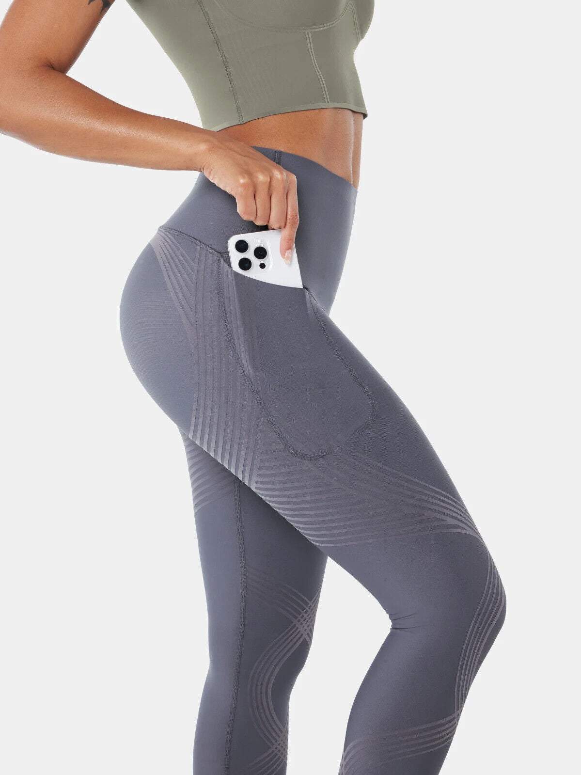 Fanka Body Sculpt Lift n Curve Leggings (with Pockets) Moonlight Large