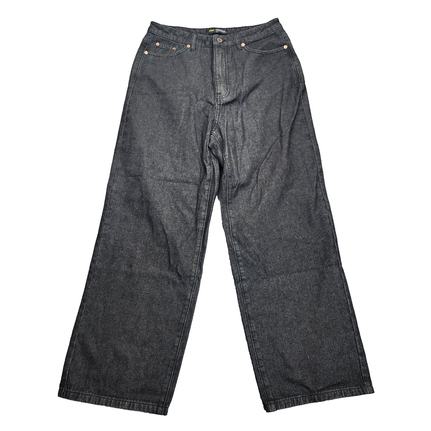 NWoT Finesse Womens High-Waisted Straight Leg Black Jeans Sz Small