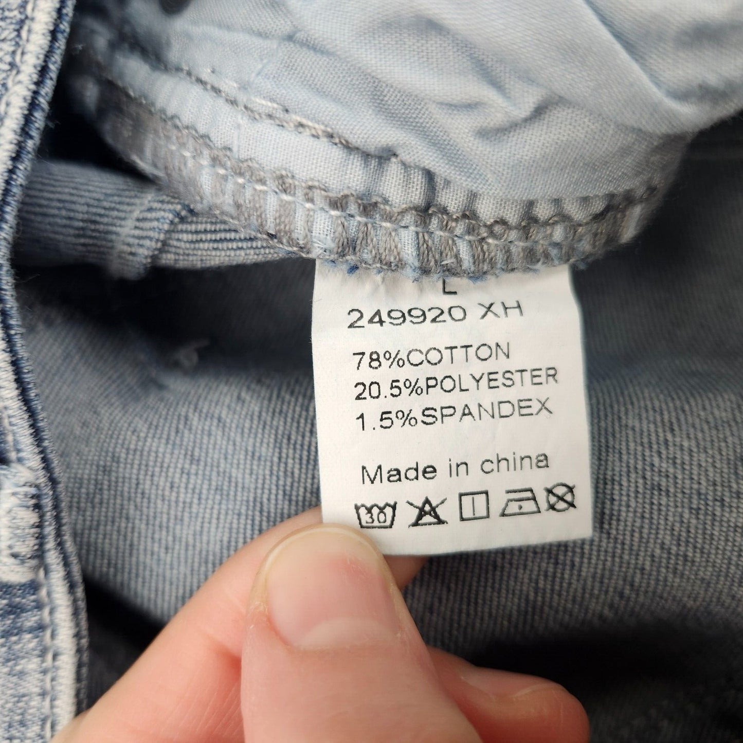 Flamingals Women's Mid Rise Straight Blue Jeans Large