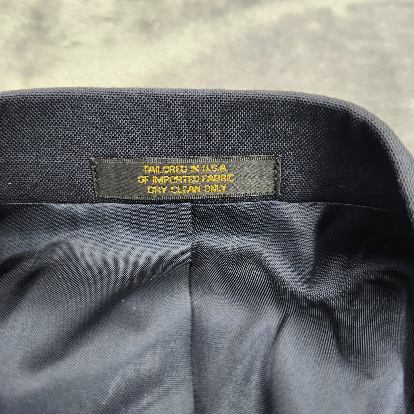 NWT Hardwick Clothes Men's Suit Jacket Black 46 Long Peak Lapel Double Breasted