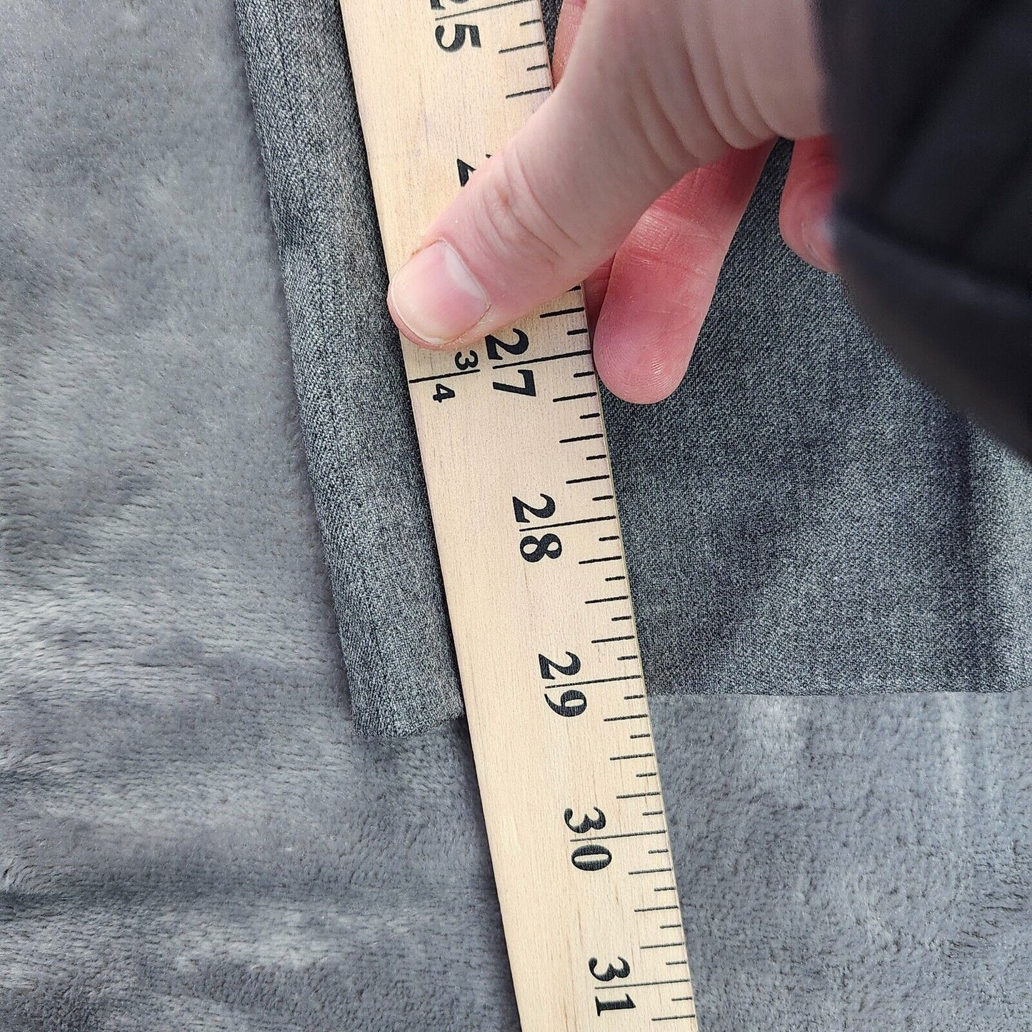Tayion By Montee Holland Mens Classic-Fit Wool-Blend Dress Pants 42W x 30L Grey