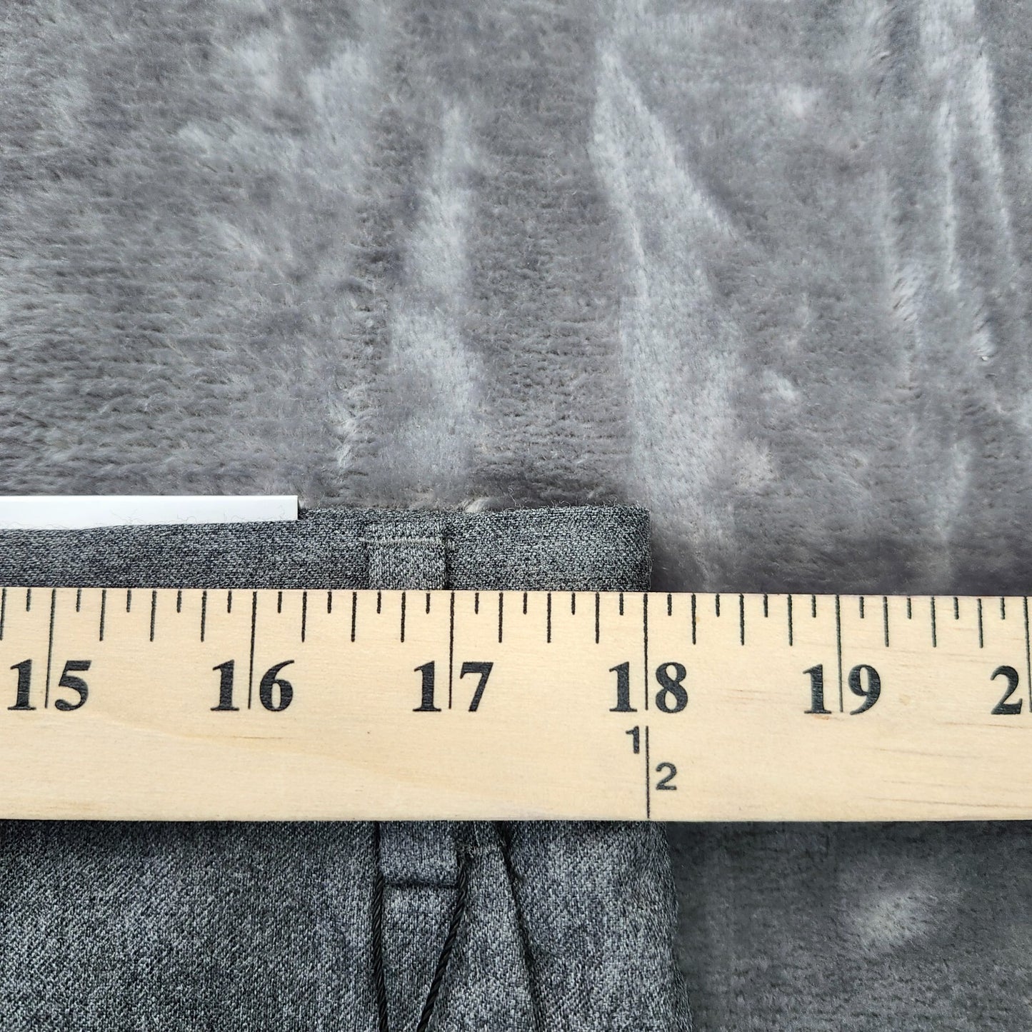 Tayion By Montee Holland Mens Classic-Fit Wool-Blend Dress Pants 36W x 30L Grey
