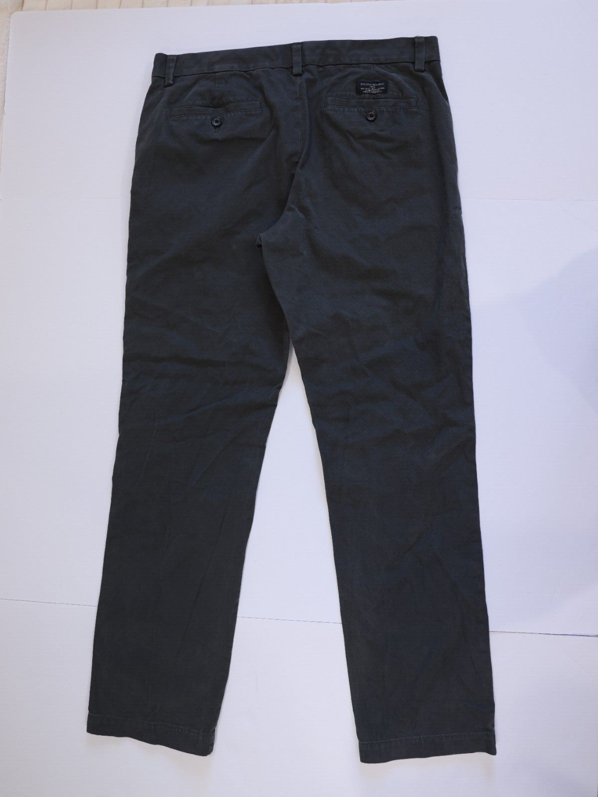 Banana Republic Alden Chino 33x34 Gray Cotton Pants