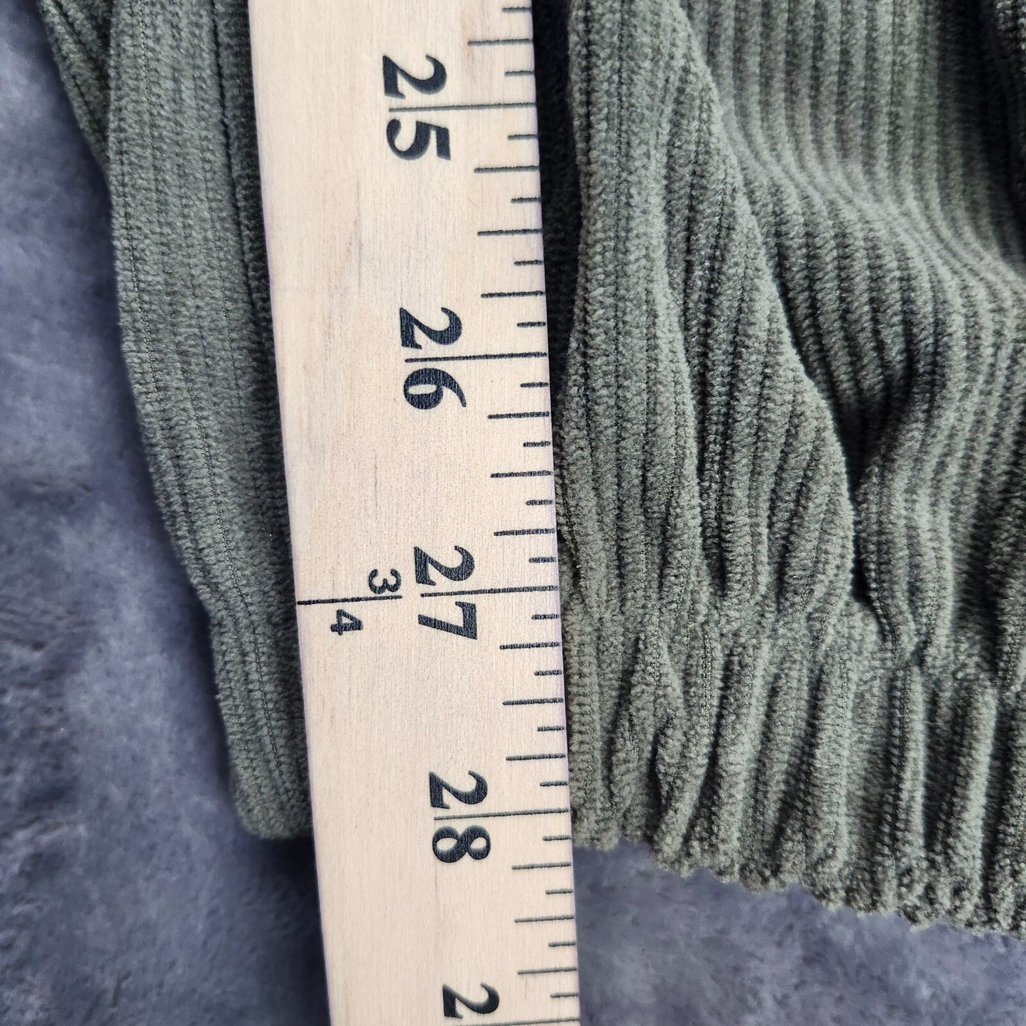 Olive Green Ribbed Loungewear / Sleepwear set unisex size Medium