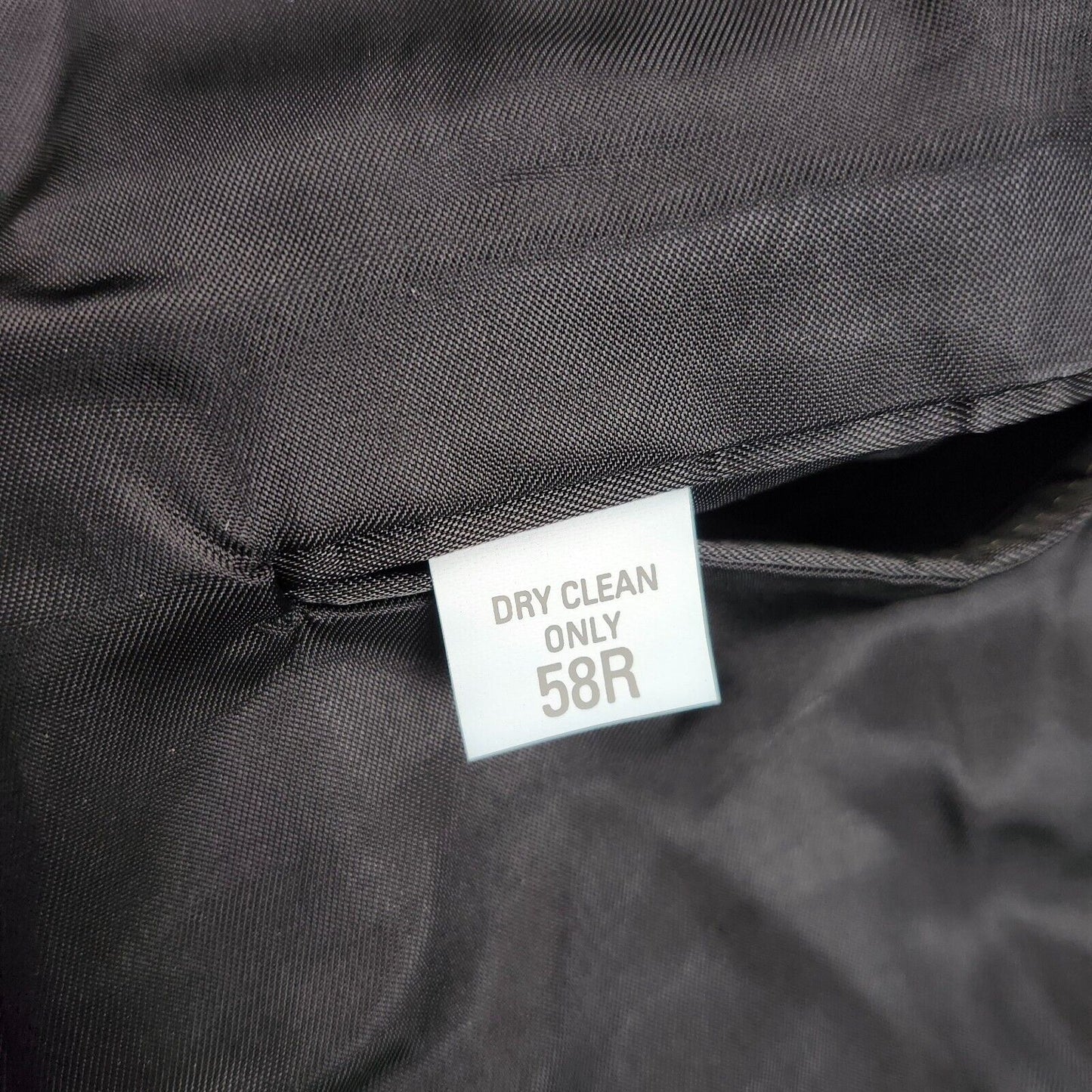 NWT Hardwick Clothes Men's Suit Jacket Black 58 Reg Peak Lapel Double Breasted