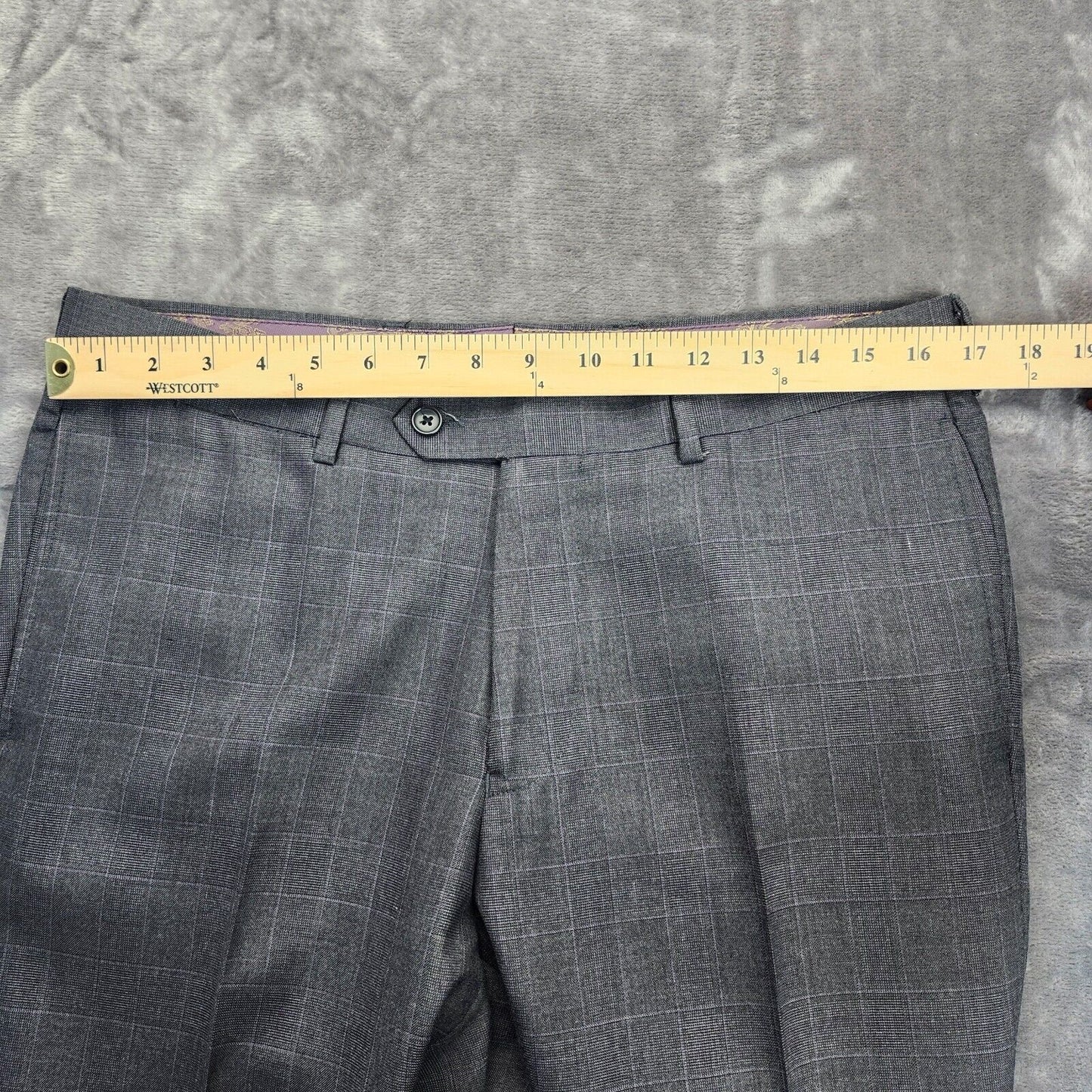 English Laundry Mens Dress Pants Gray Trousers size 40R 33W