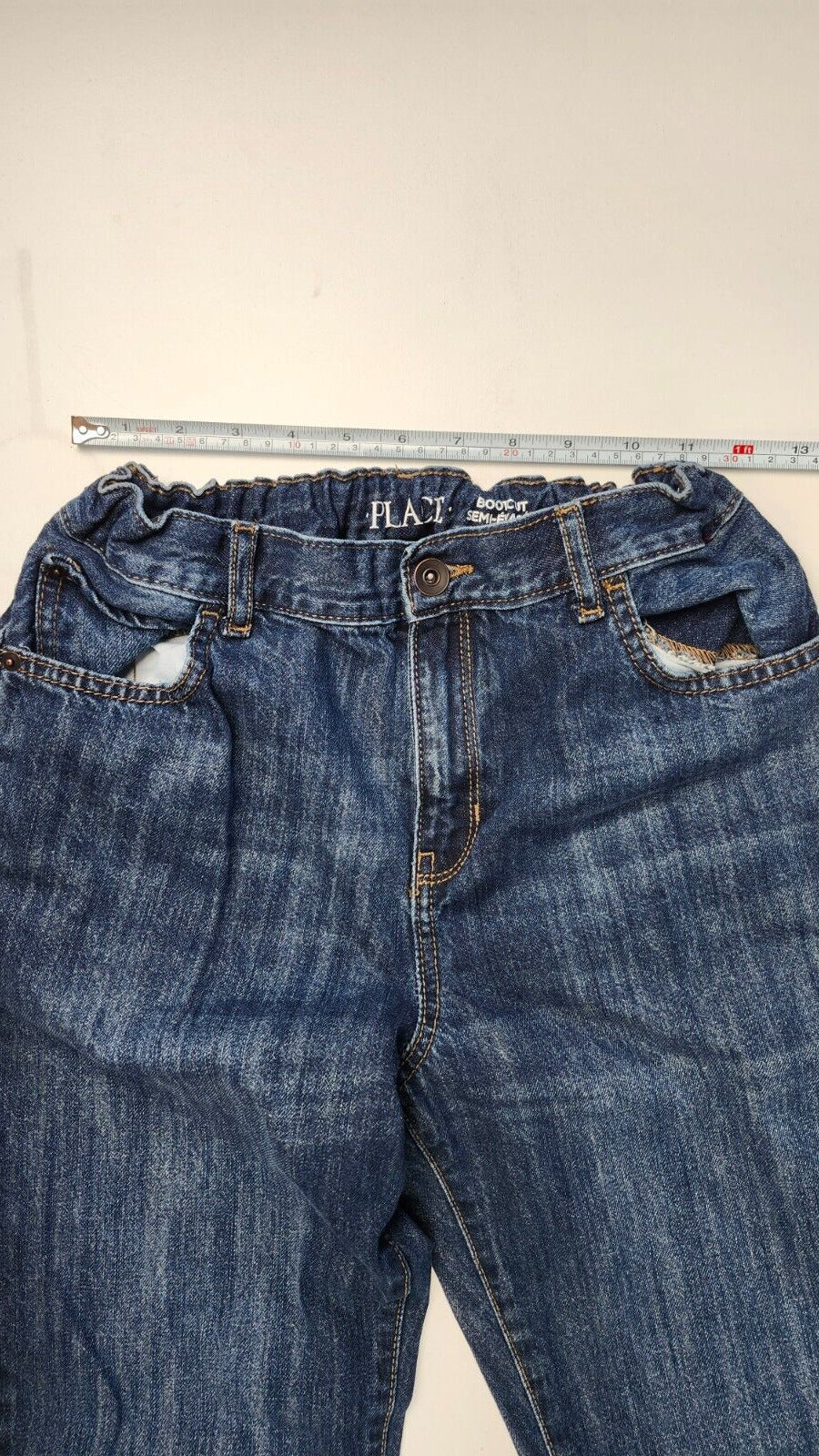 Childrens Place Girls Bootcut Blue Jeans Size 18M