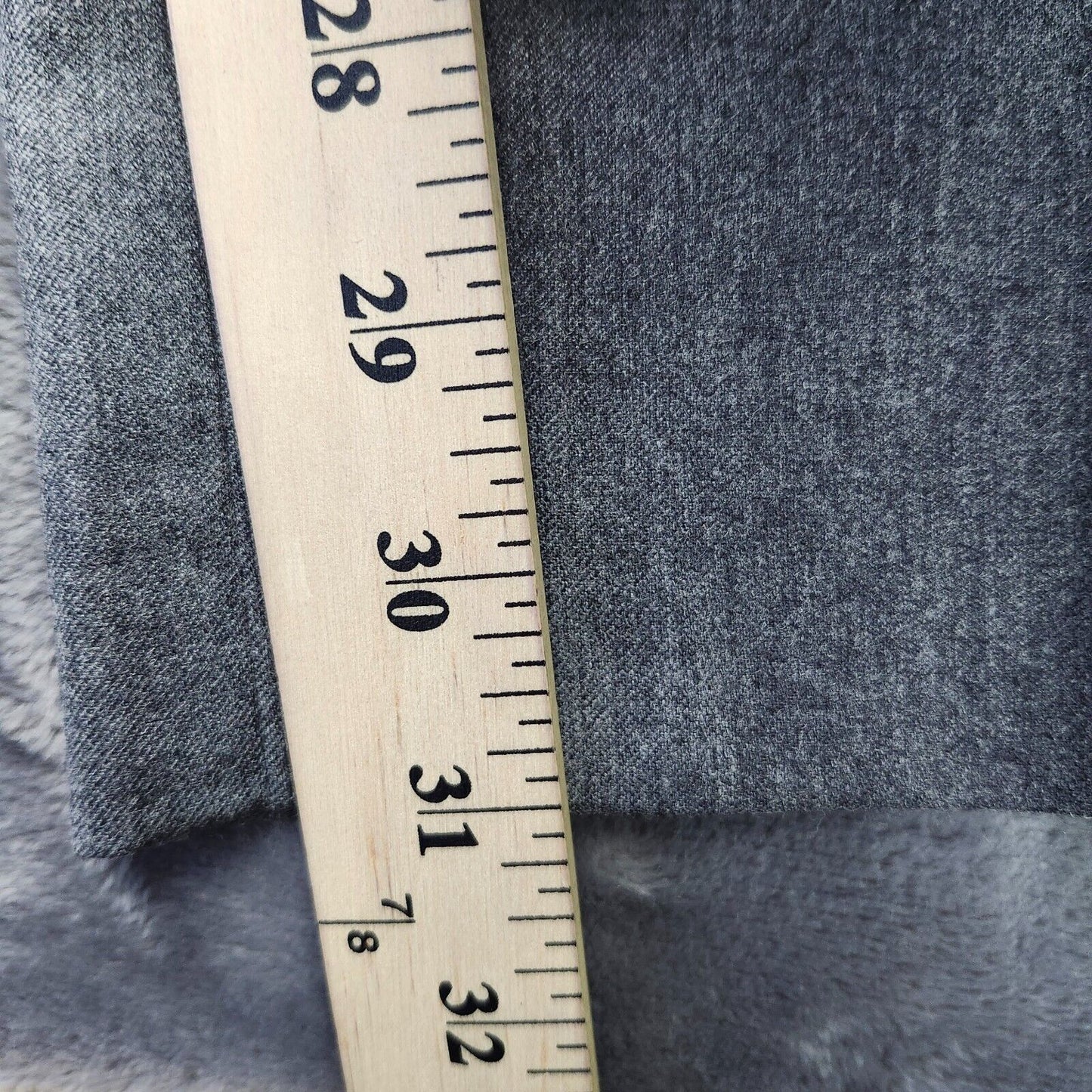 Tayion By Montee Holland Mens Classic-Fit Wool-Blend Dress Pants 34W x 32L Grey