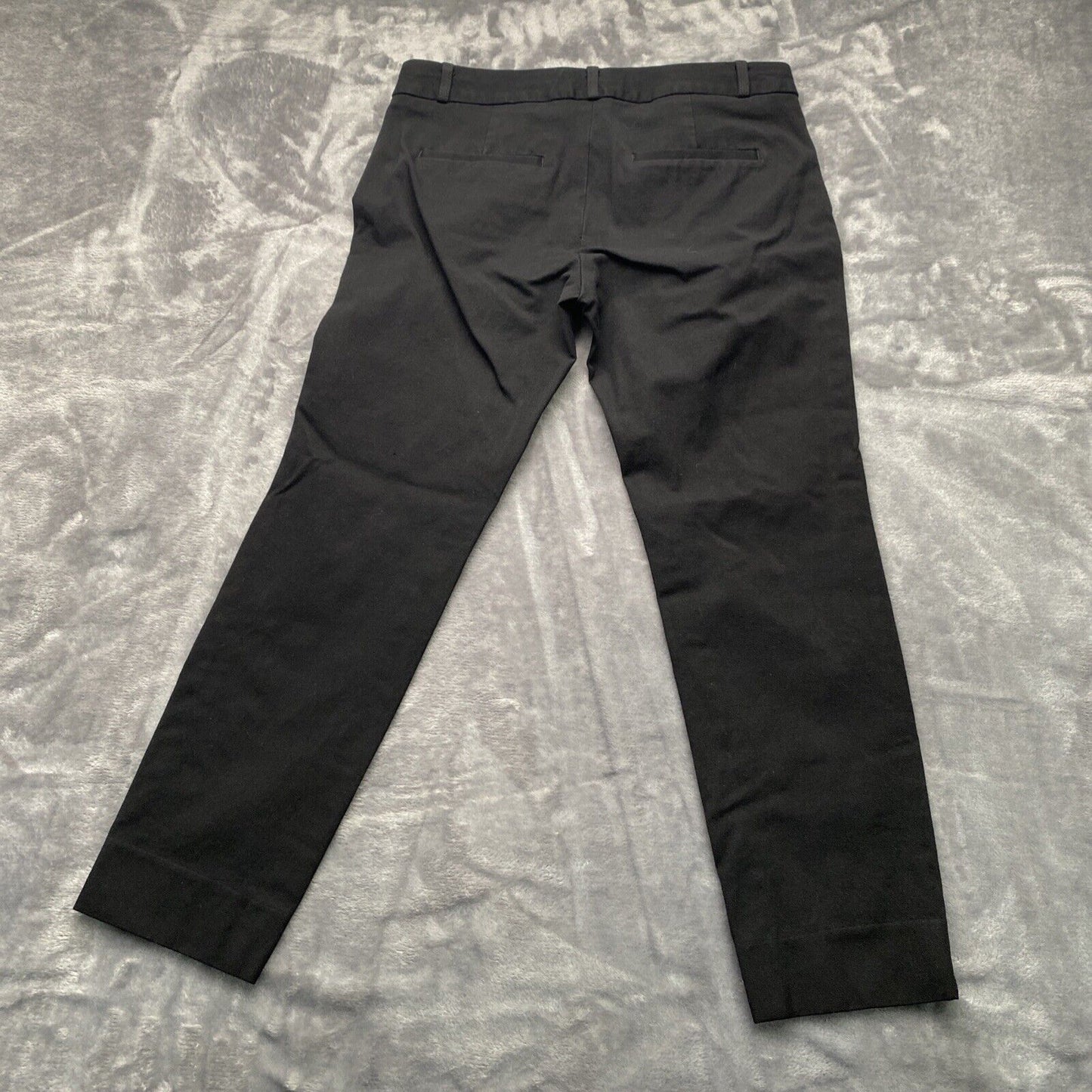 Banana Republic Pants Womens 2 Black Sloan Fit Cropped Tapered Career Casual