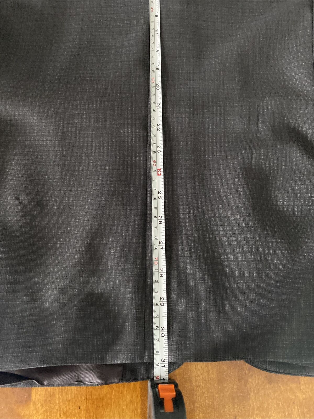 Ysl Mens Blazer (40R) Gray With Functional Surgeon Buttons