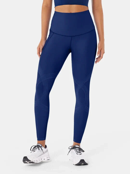 Fanka Body Sculpt Leggings (with Pockets) Navy Full Length Large