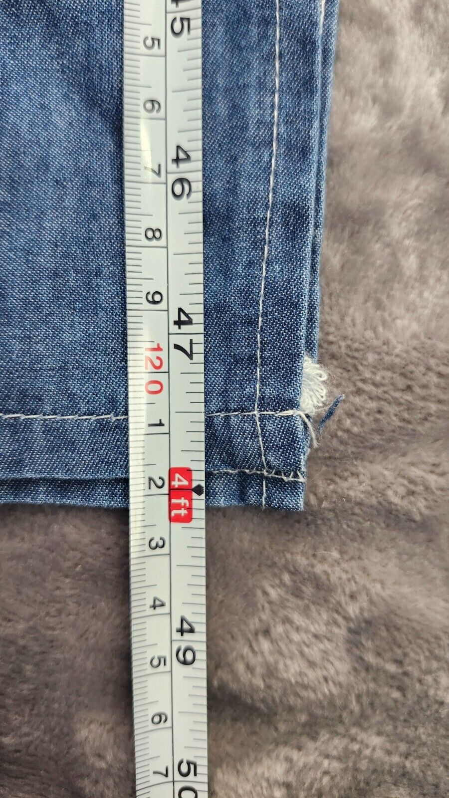 Women's Shirred Tube Wide Leg Denim Jumpsuit Size Small