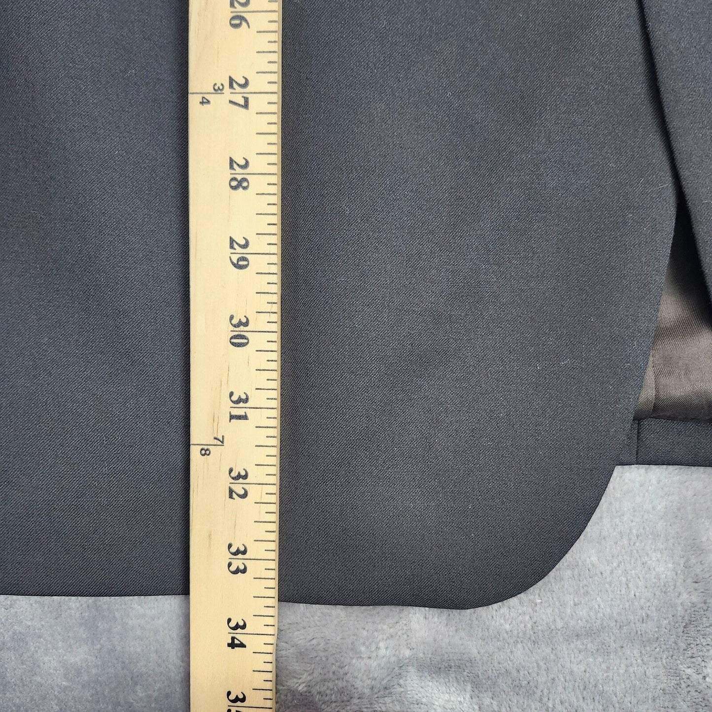 100% Wool Men's Tuxedo Set Jacket Size 40 Long, Pants 34