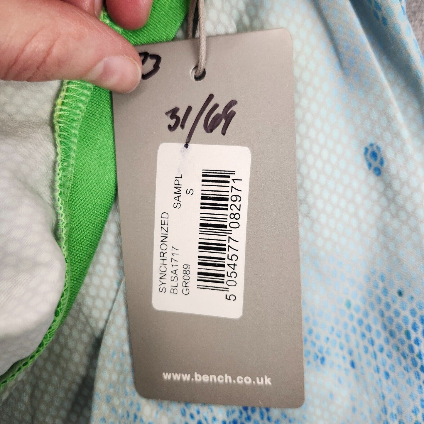 NWT Bench Urban Wear Womens Tank Top Dress Size Small Tie Dye Green Blue