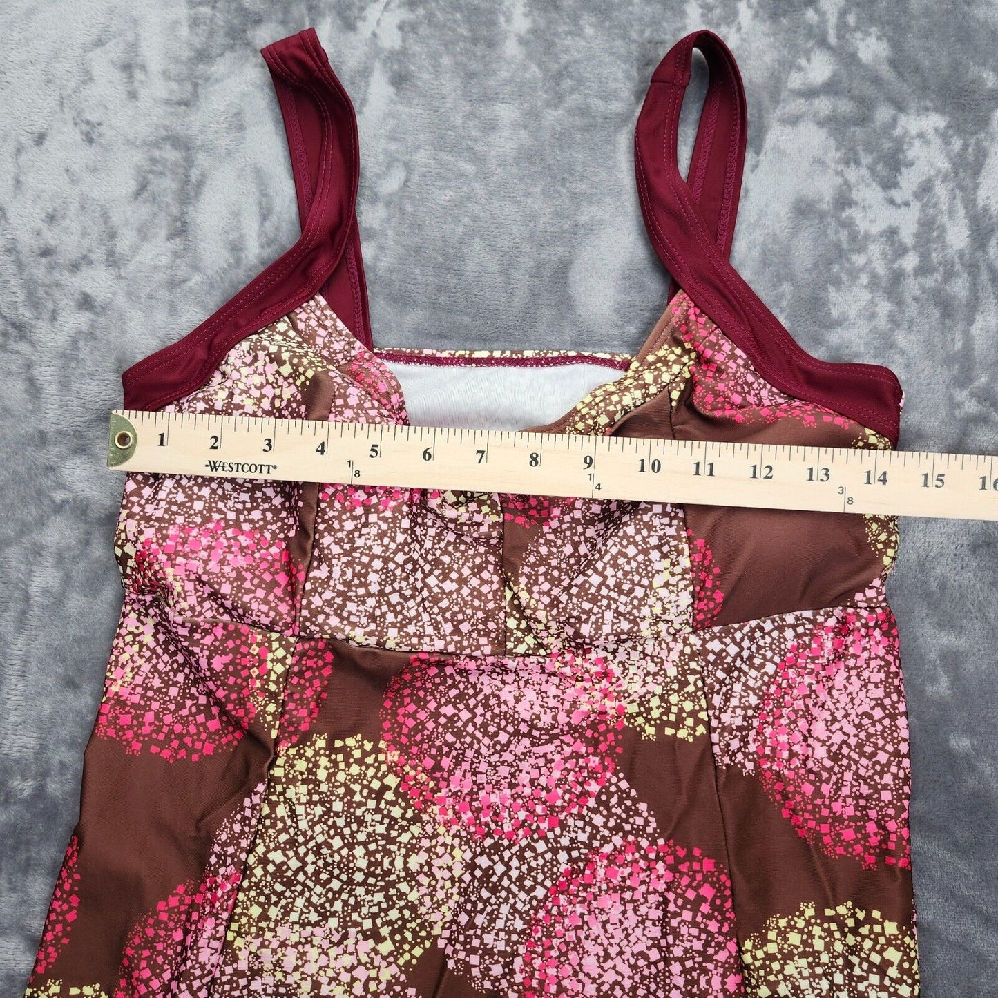 Womens Swimsuit Shorts Backless Two Piece Beach Wear 2XL RED