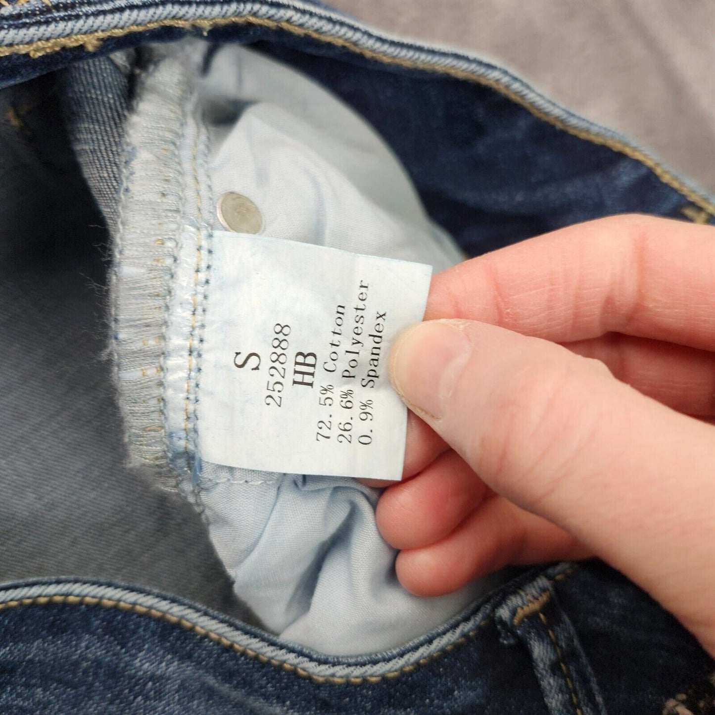 Flamingals Women's Straight Leg Faded Blue Jeans Size Small