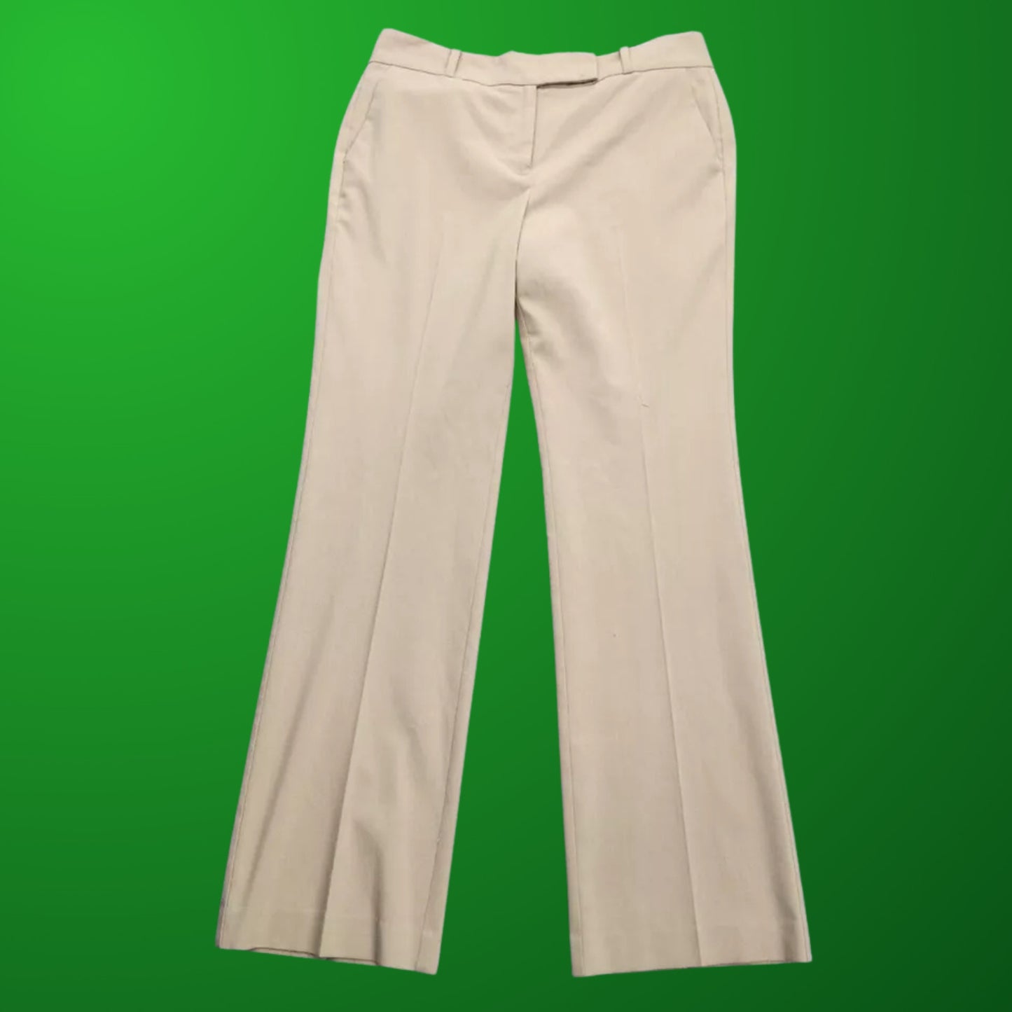 ANN TAYLOR Womens Tan Signature Stretch Dress Pants size 8
