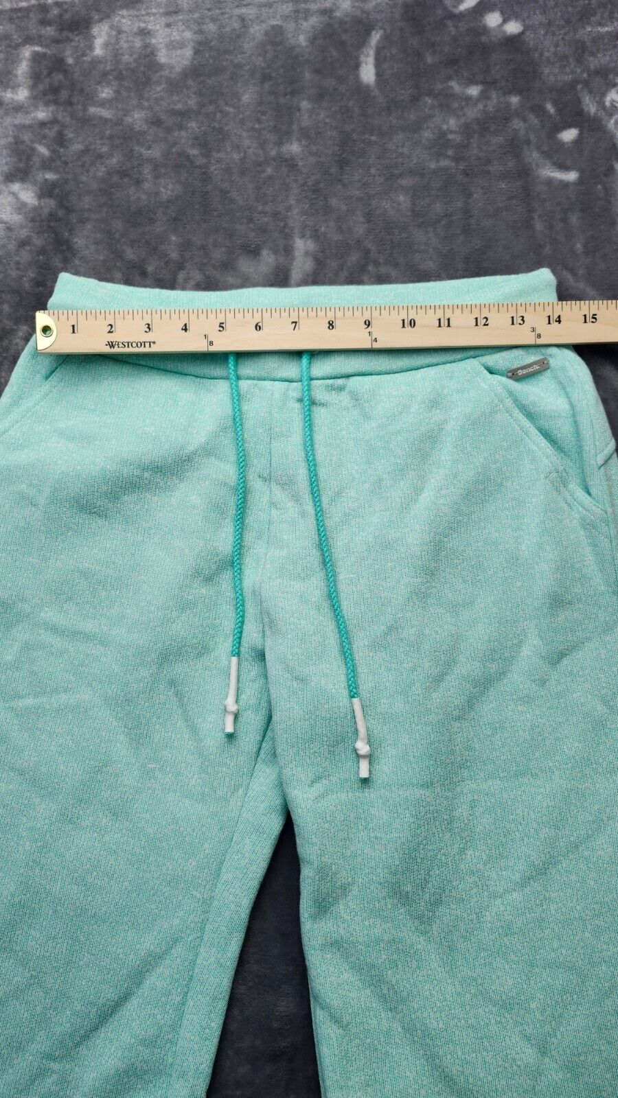 Bench UrbanWear Womens Soft Capri Sweat Pants Mint Green Size Small