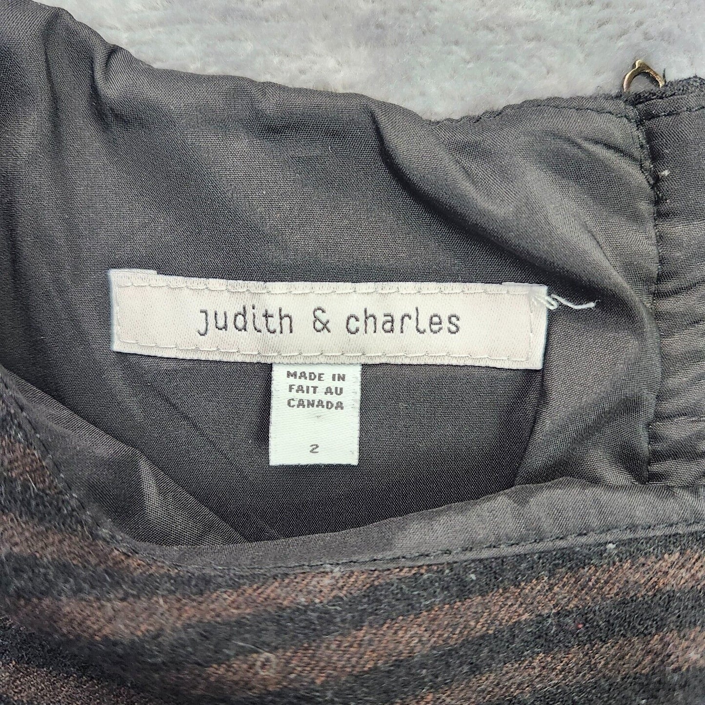 Judith & charles Womens A line Striped Dress Size 2