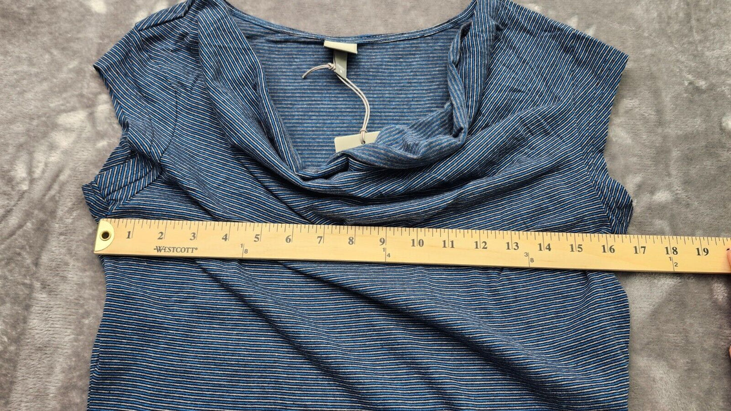 NWT Bench Urban Wear Womens Cap Sleeve Top Size Small All Inclusive BLUE
