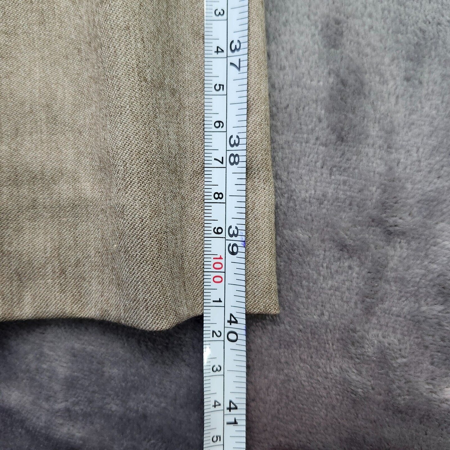 Tayion By Montee Holland Mens Classic-Fit Wool-Blend Dress Pants 34W x 30L Camel