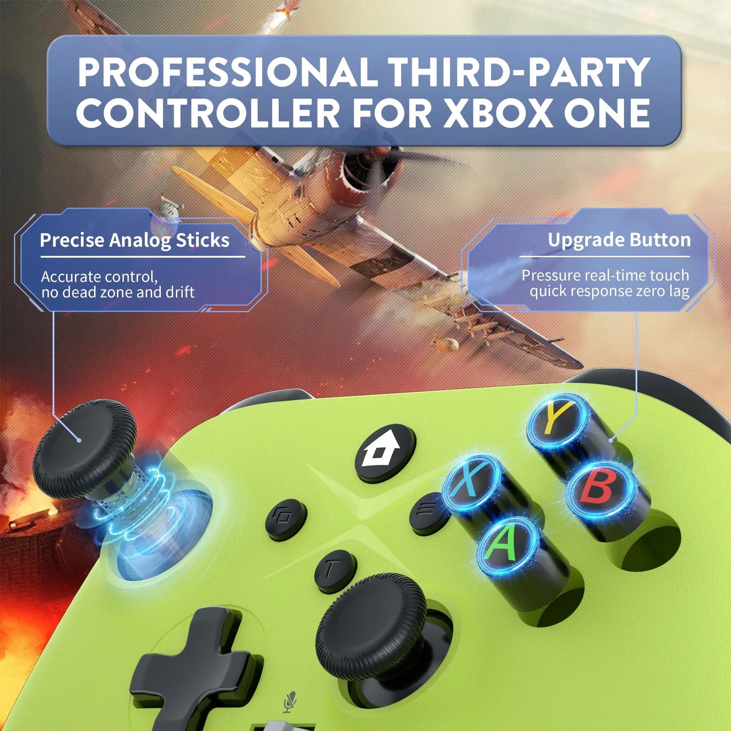 2pack Wireless Controller For Xbox One /S/X Windows 10/11 2.4G Adapter