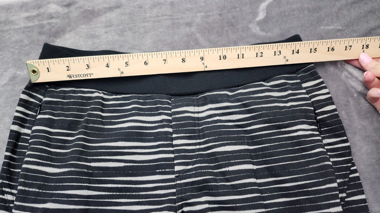 NWT Bench Urban Wear Womens Yoga pants Size Small Black Stripes