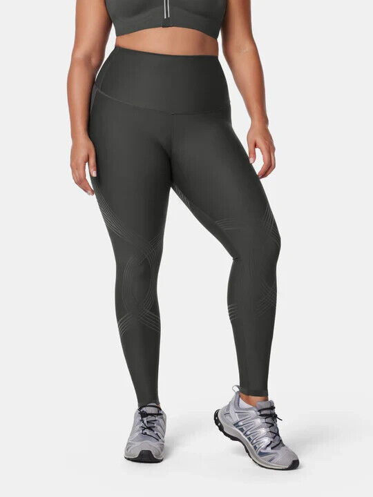 Fanka Body Sculpt Lift n Curve Leggings (Reversible Wear) Dark Gray LG