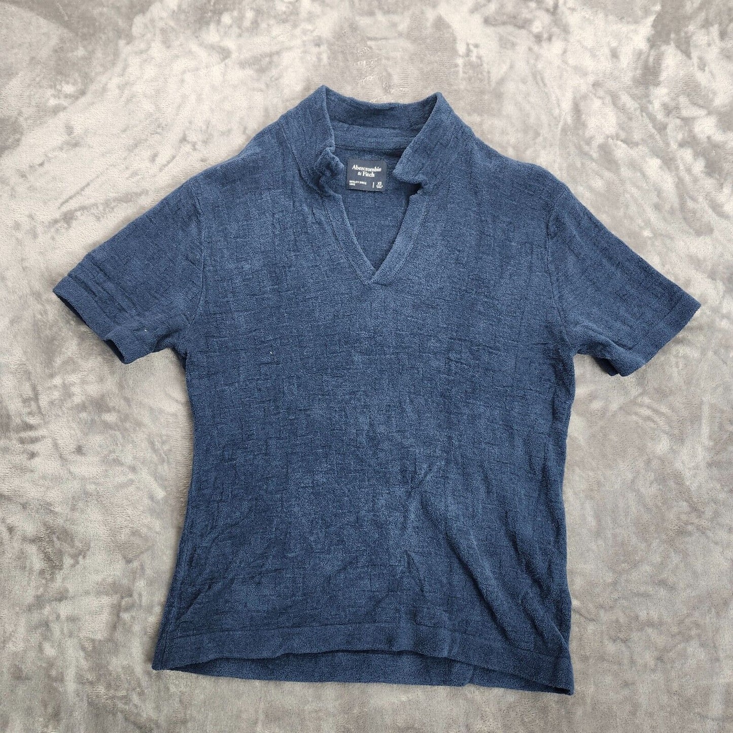 Abercrombie & Fitch Notch-Neck Sweater Tee Woven shirt XS