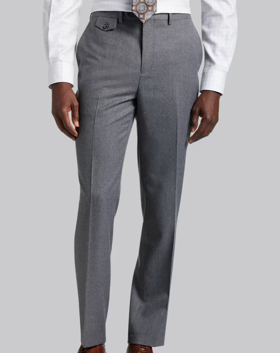 Tayion By Montee Holland Mens Classic-Fit Wool-Blend Dress Pants 34W x 30L