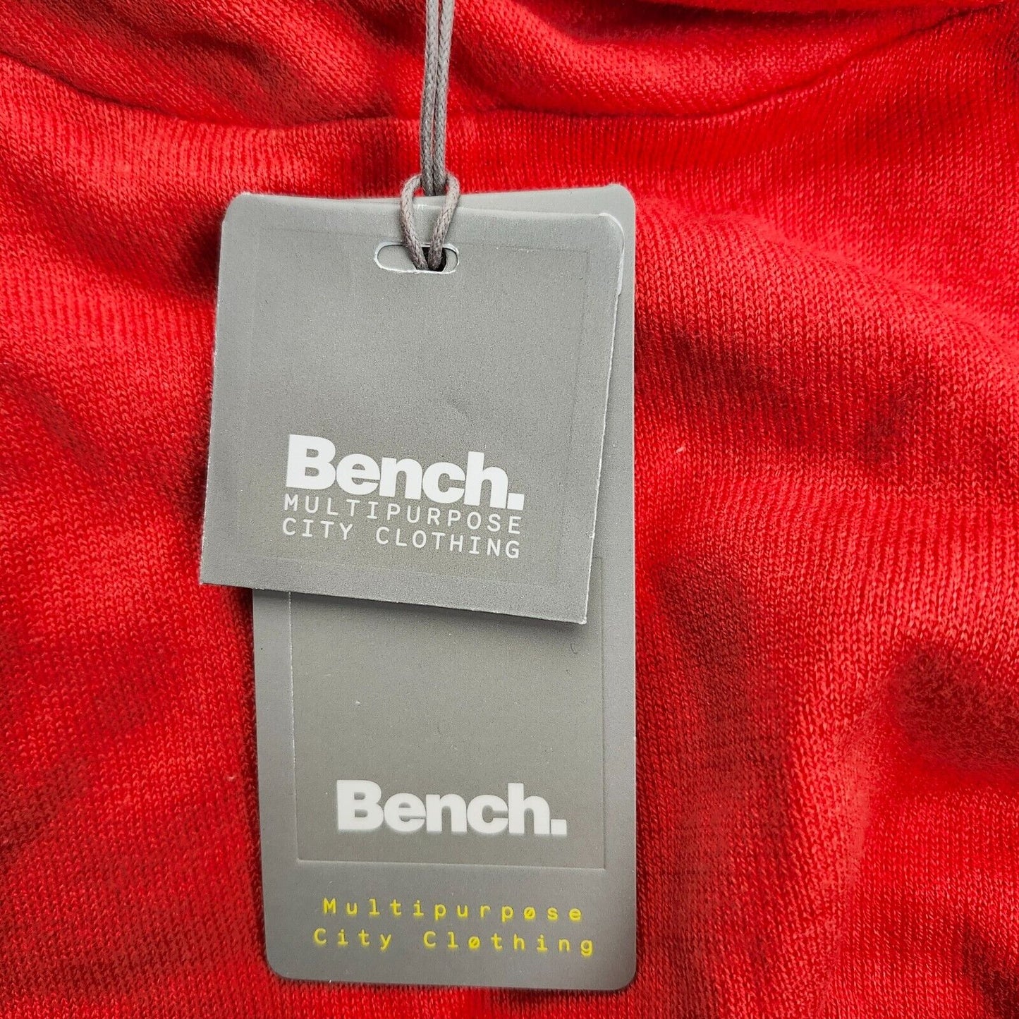 Bench Urban Wear Womens Mock neck Long Sleeve Red Shirt sz SM
