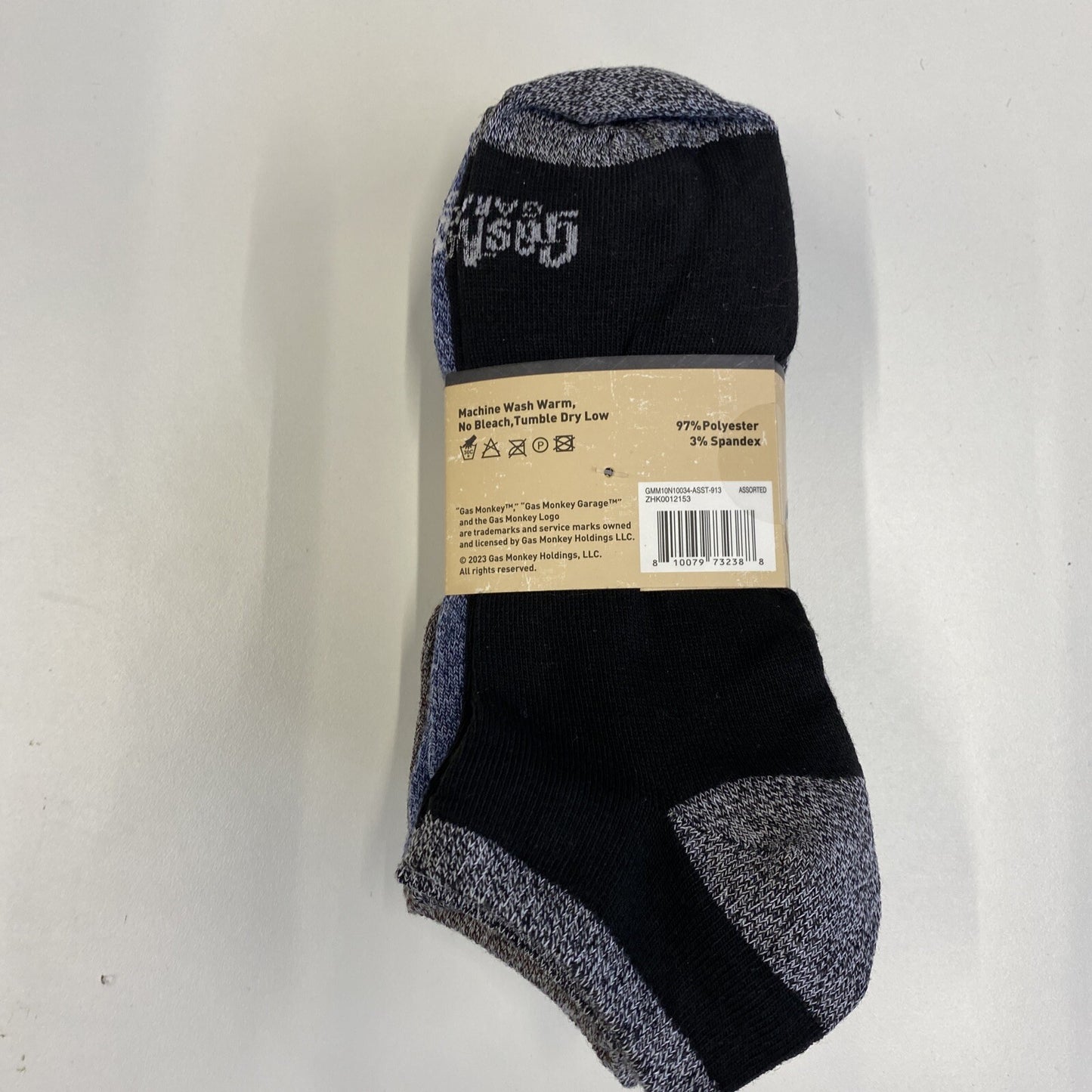 10 Pair Gas Monkey Garage Work & Outdoor Crew Socks Men's Size 10-13