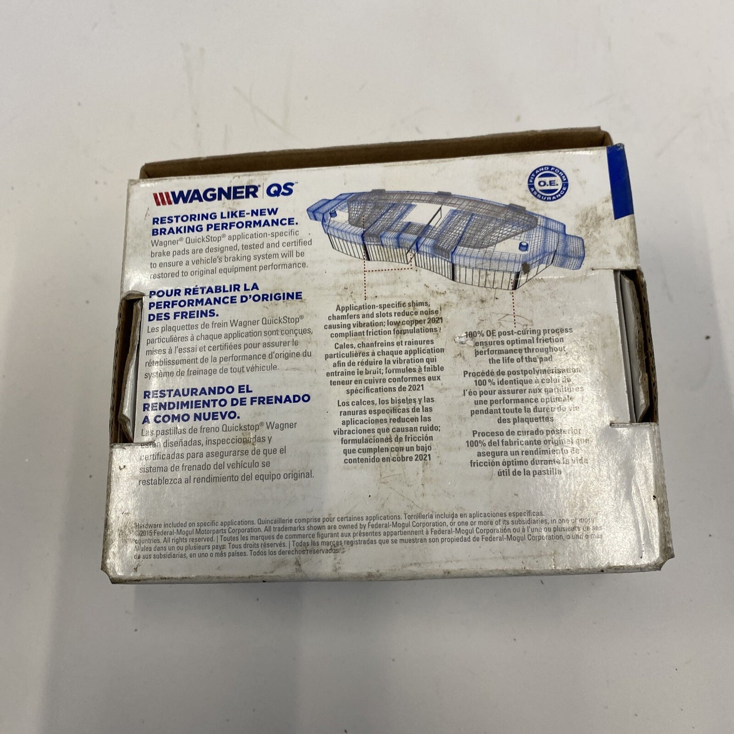 Disc Brake Pad Set-QuickStop Disc Brake Pad Wagner ZD1288