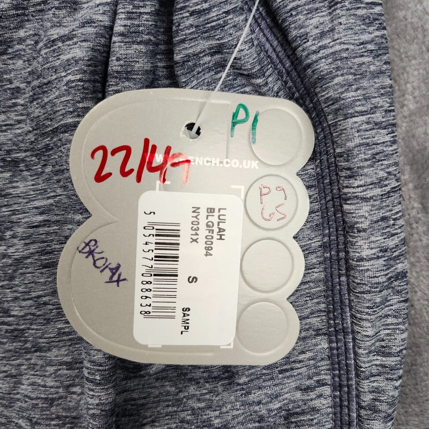 Bench Urban Wear Womens Heather Grey Athletic Fit T-Shirt Size Small