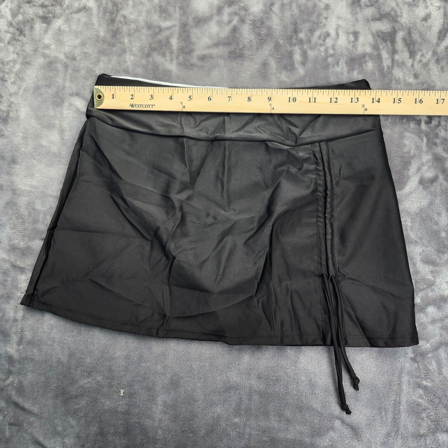 Womens Swim wear skirt Black Size Large