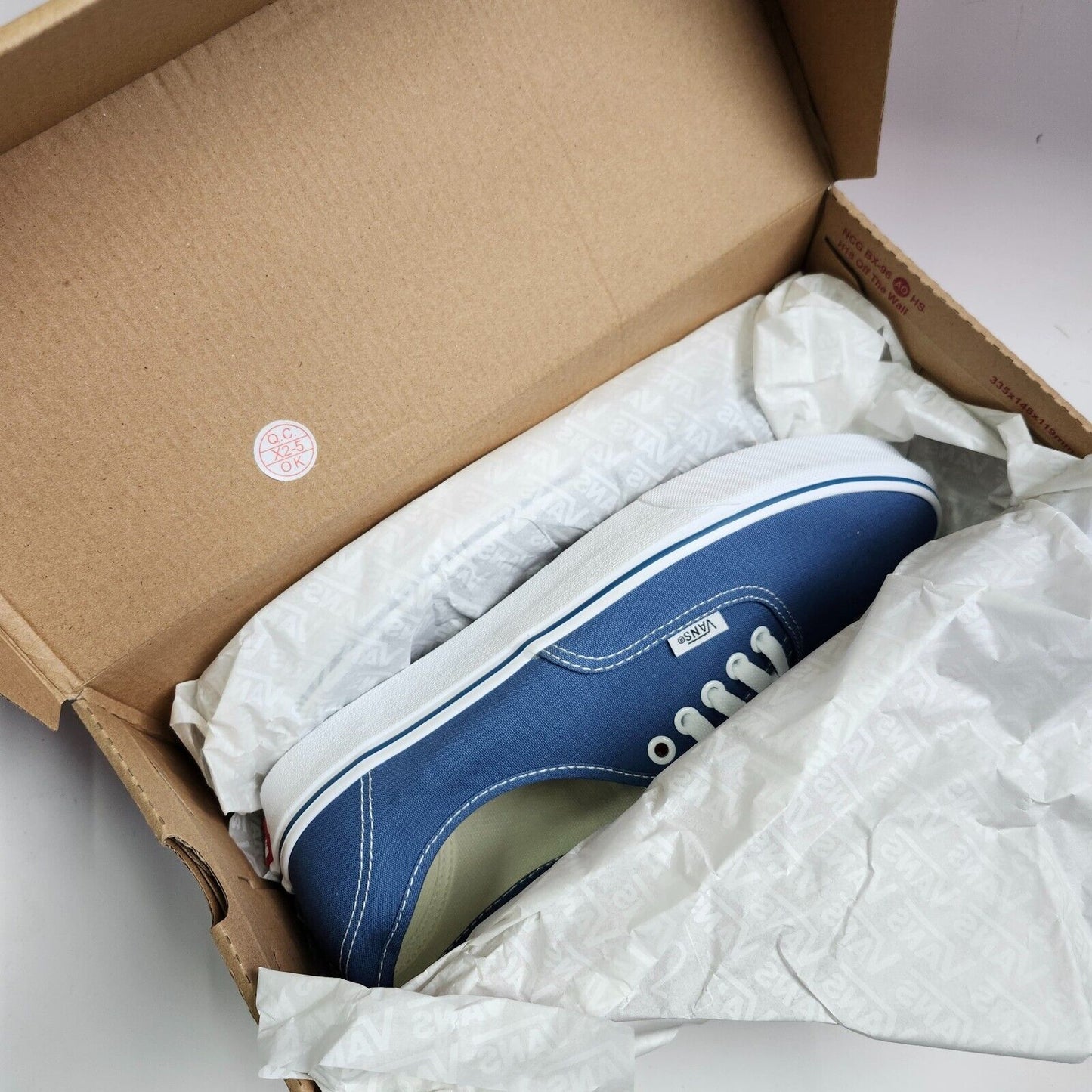 VANS MEN'S AUTHENTIC CANVAS NAVY VN000EE3NVY Size 10