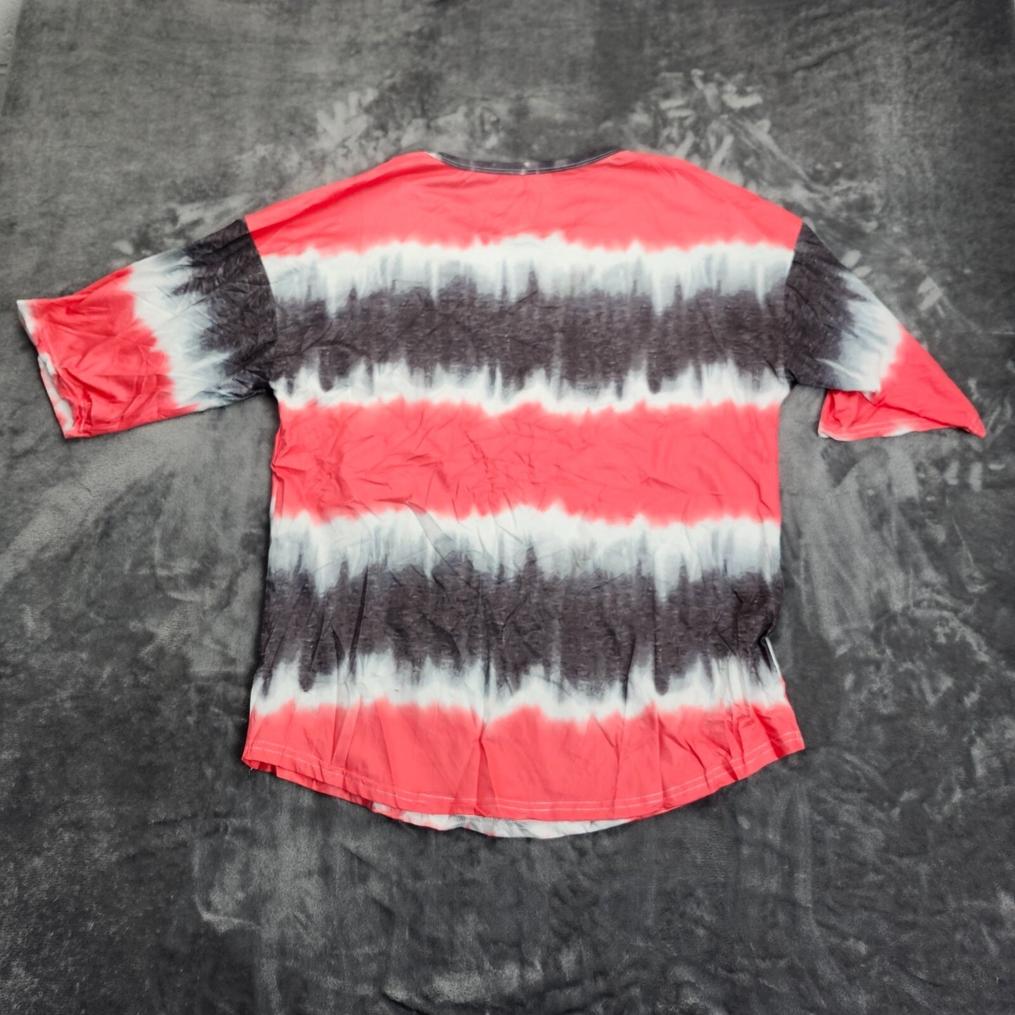 Womens Striped T-Shirt Short Sleeve Casual Tee Tops Blouse 5XL