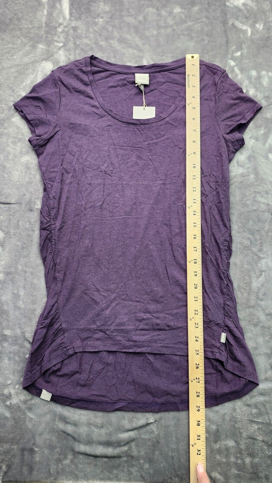 Bench Urban Wear Womens Cap Sleeve T-Shirt Size Small Purple