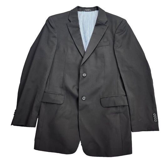 Tommy Hilfiger 100% Wool Mens Suit Jacket Two Button Single Breasted 38L