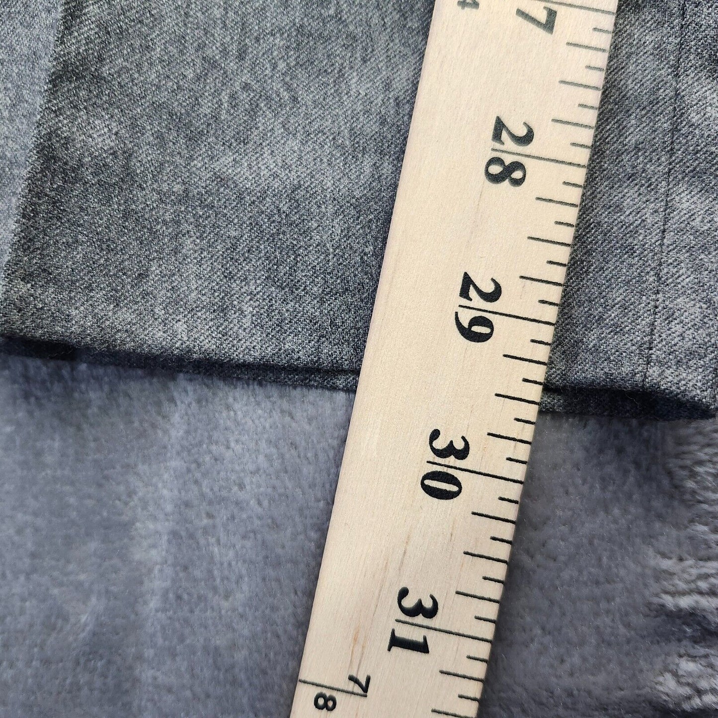 Tayion By Montee Holland Mens Classic-Fit Wool-Blend Dress Pants 38W x 30L Grey